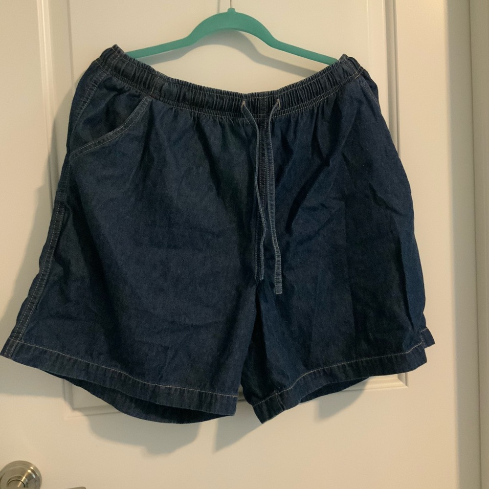 Gloria Vanderbilt Dark Blue Jean Shorts